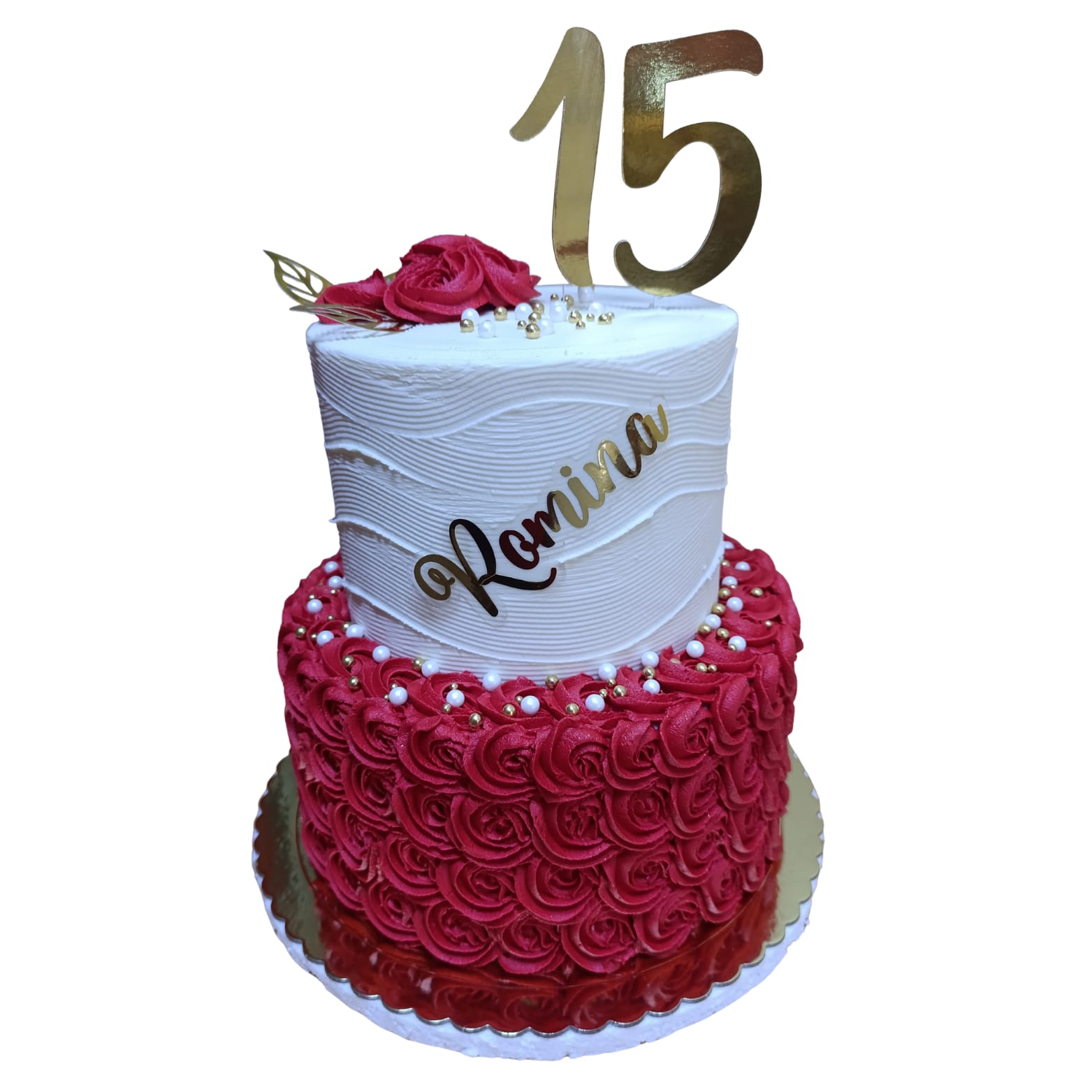 Torta de 15 Años "Pink & Gold Dream"